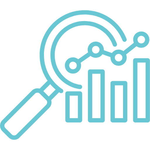 Search icon representing inspection and exterior cleaning assessment services