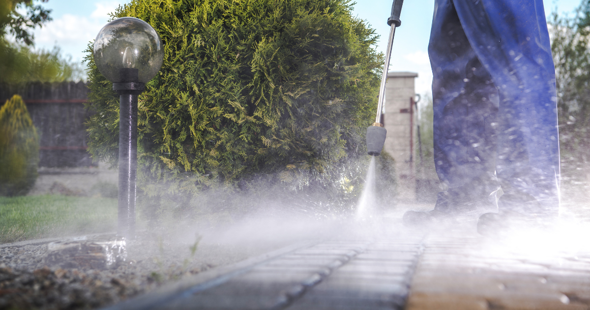 Driveway Pressure Washing