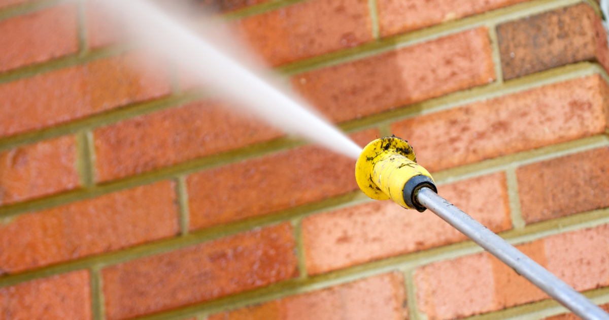Wall pressure washing